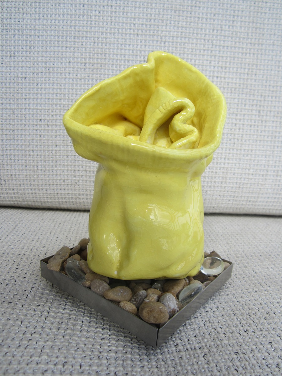 karen_garrett_ceramic_yellow_sock_$450